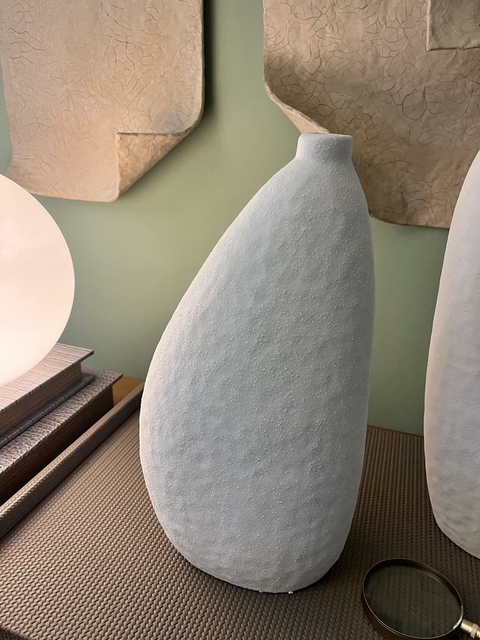 Vaso cerâmica Off white