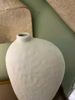 Vaso cerâmica Off white - comprar online