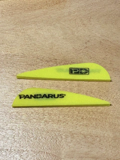 Vanes Pandarus 2´´parabolicos (con logo) pack 12 - SPK Arquería