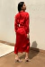 Pareô Toque de Seda Creta Vermelho na internet