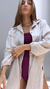 Chemise Cor Areia 100% Algodão