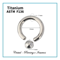 BCR en Titanio Grado Implante ASTM-F136 a partir de 2mm - tienda online