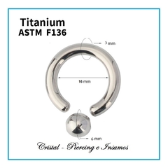 BCR en Titanio Grado Implante ASTM-F136 a partir de 2mm - comprar online