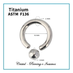 BCR en Titanio Grado Implante ASTM-F136 a partir de 2mm - tienda online