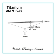 Barras industrial en Titanio grado implante ASTM-F136 - comprar online