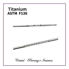 Barras industrial en Titanio grado implante ASTM-F136