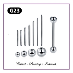 Barbell de Titanio Rosca Externa