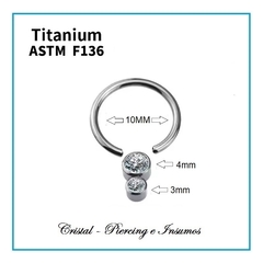 BCR con doble zirconias planas en Titanio Grado Implante ASTM-F136 en internet