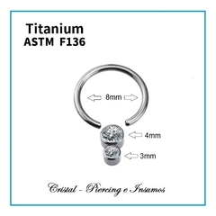 BCR con doble zirconias planas en Titanio Grado Implante ASTM-F136 - comprar online