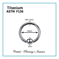 BCR basico en Titanio Grado Implante ASTM-F136 - comprar online