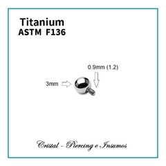 Bolitas y conitos en Titanio Grado Implante ASTM-F136 en internet