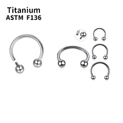 Circular Barbell Titanio Grado Implante ASTM-F136 - tienda online