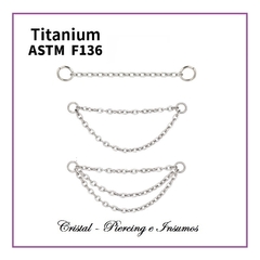 Cadenas en Titanio Grado Implante ASTM-F136