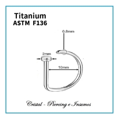 G-ring Titanio Grado Implante ASTM-F136 - tienda online