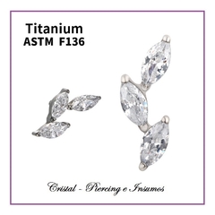 Top cluster triple zirconia en Titanio Grado Implante ASTM-F136