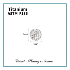 Top discos martillados en Titanio Grado Implante ASTM-F136 - comprar online