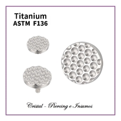 Top discos martillados en Titanio Grado Implante ASTM-F136