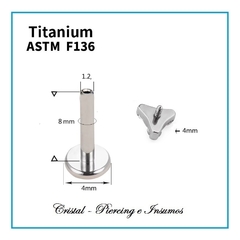 Labret trinity con zirconia Titanio Grado Implante ASTM-F136 en internet