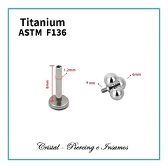 Labret Trinity Rosca Interna Titanio Grado Implante ASTM-F136 en internet