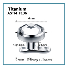 Microdermales de Titanio Grado Implante ASTM-F136 - Cristal