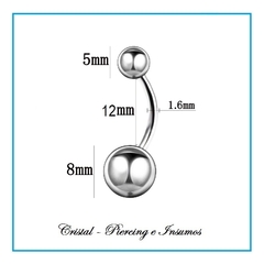 Ombligo basico de Titanio Rosca Externa en internet