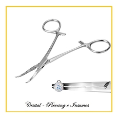 Pinzas para colocacion de piercing - Cristal