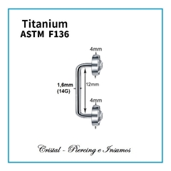 Surface con Strass en Titanio Grado Implante ASTM-F136 (Flat) - comprar online