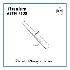 Pin de Inserción en titanio anodizado - tienda online