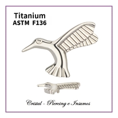 Top colibri en Titanio Grado Implante ASTM-F136