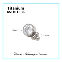 Top de zirconia y filigrana en Titanio Grado Implante ASTM-F136 (Varios modelo) - comprar online