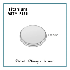 Top disco plano, corazon y rayo enTitanio Grado Implante ASTM-F136 en internet