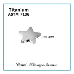 Top disco plano, corazon y rayo enTitanio Grado Implante ASTM-F136 - comprar online