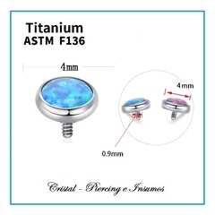 Top opalo (bezel set) en Titanio Grado Implante ASTM-F136 en internet