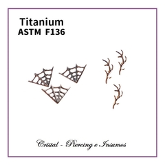 Top telaraña y ramita en Titanio Grado Implante ASTM-F136