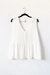 Blusa ZURI, Blanco liso - comprar online