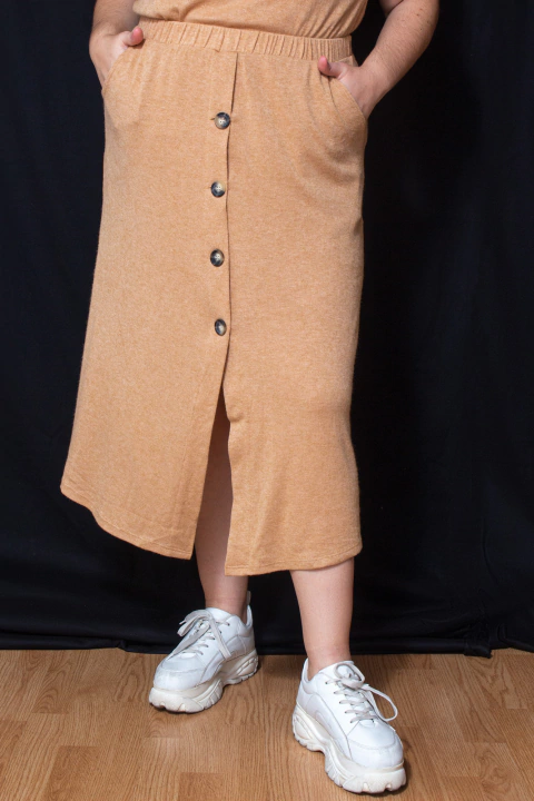 Pollera Mahesa, Beige