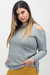 Buzo con Hombro Caido, Gris - comprar online