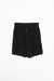 Short Fibrana Liso, Negro