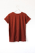 R1087/1 Remera DAFNE, Marrón - comprar online
