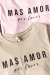 Remera MAS AMOR 6-R115320, Beige - comprar online