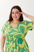 Vestido MAGGIE, Verde estampado en internet