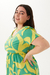 Vestido MAGGIE, Verde estampado - Syes Outlet