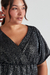 Blusa AZUL, Negro plateado - comprar online