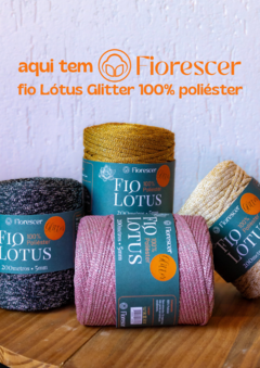 Banner da categoria Fio Lótus Glitter Poliéster 5mm