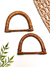 Alça Arco Rattan Caramelo 15x10,5 - Par