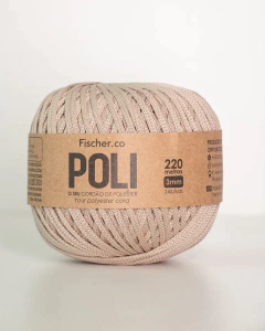 Bege - Fio Poli 3mm - comprar online