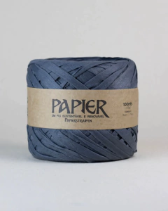 Azul Grisáceo - Fio Papier (Tipo Ráfia) 100m - comprar online