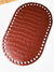 15x25cm - Fundo Oval Mateira - Croco - Loja Matilda