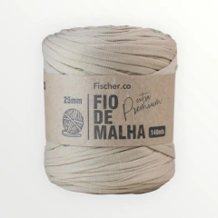 Bege - Fio de Malha Extra Premium 25mm