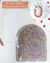 Kit Mochila Jolie (sem bolso) - Glitter Holográfico & Branco